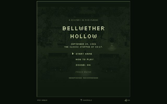 Screenshot of Bellwether Hollow
